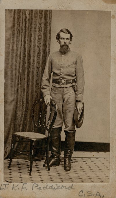 Kellion F. Peddicord, Lieutenant, Companies B, 2nd Kentucky Cavalry (Confederate) by Pittsburg Cargo